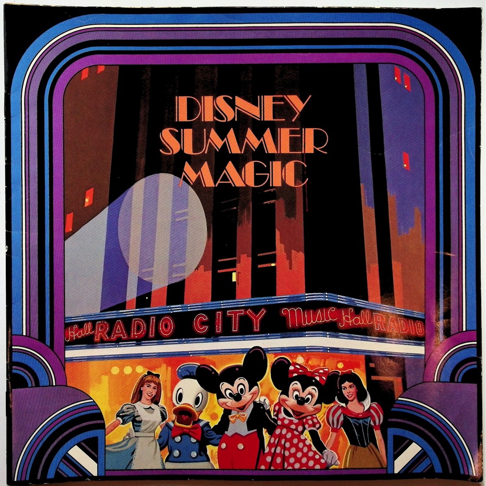 Disney Souvenir Program Radio City Summer Magic 1984 Mickey Minnie #